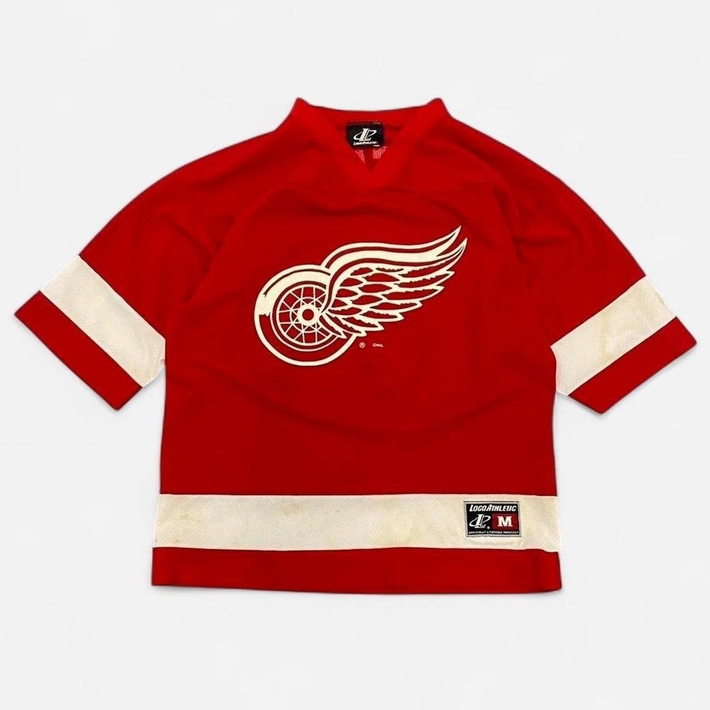 Vintage 90s Detroit red wings McCarty short sleeve jersey
